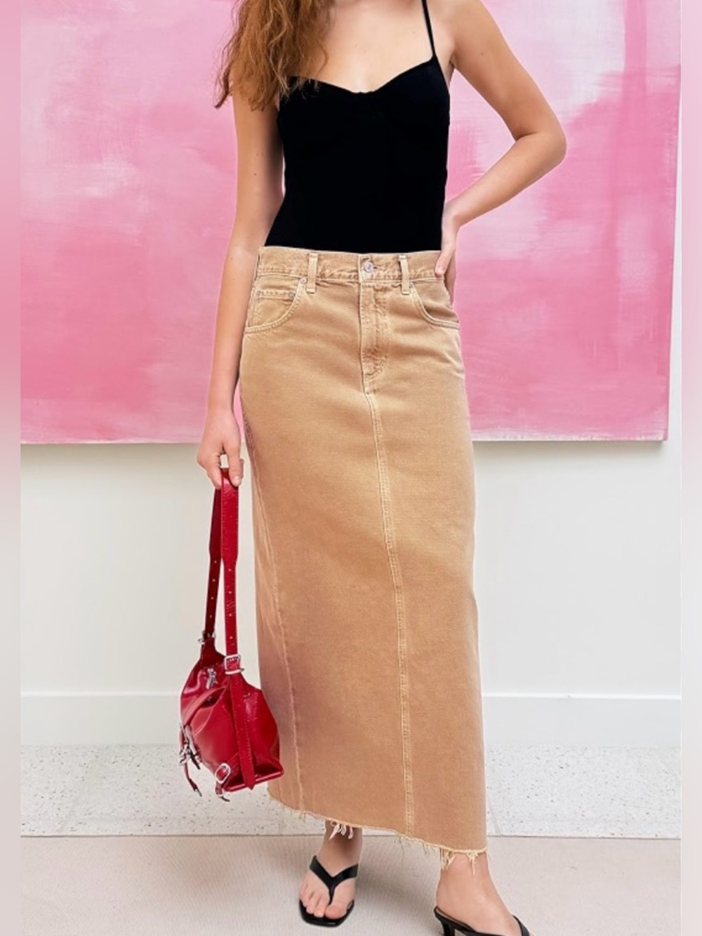 Paul Smith corduroy maxi skirt